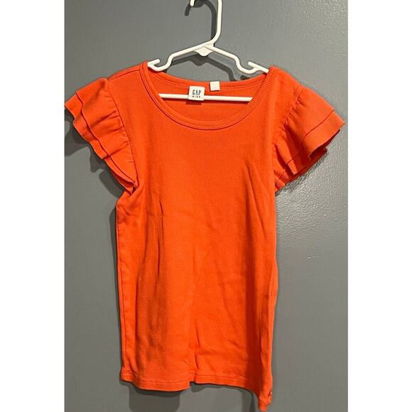 EUC Gap Kids Flutter Sleeve Shirt - Girl's Size XXL - Picture 1 of 3